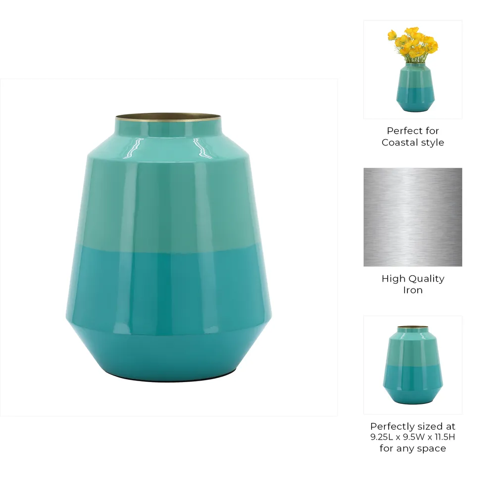 HELENAGROVE GREEN VASE 12 (IN)