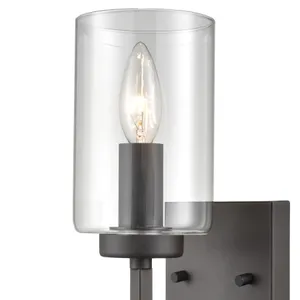 West End 9.25" High 1-Light Sconce - Oil Rubbed Bronze 2