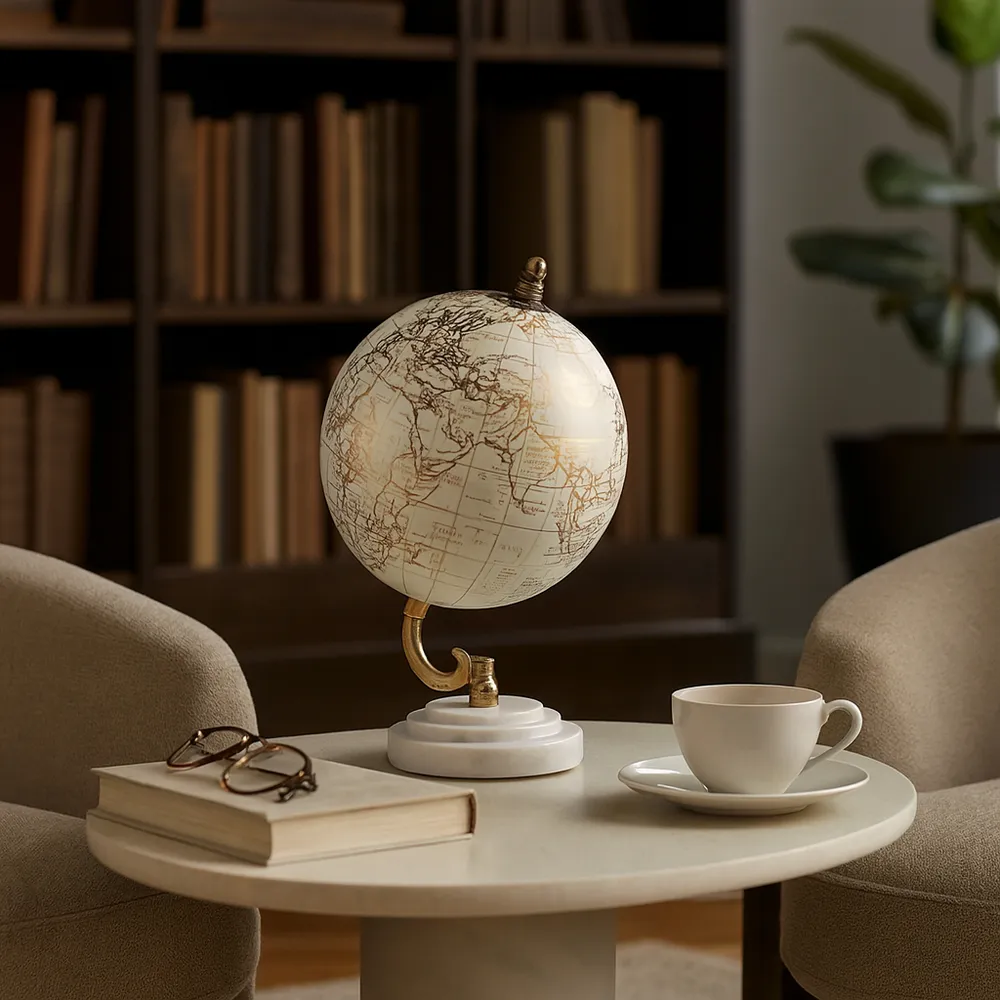RYLANRIDGE WHITE GLOBE 10 (IN)