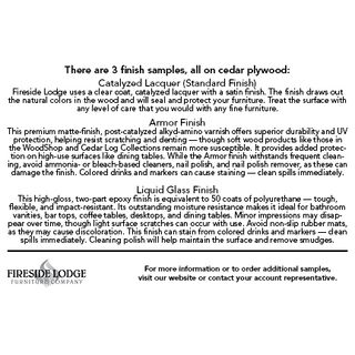 Wood Sample - Finish Collection