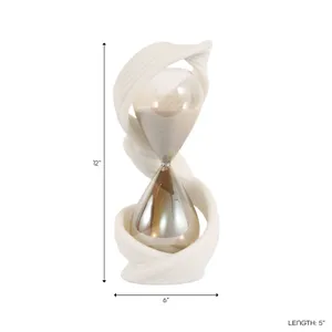 DENVERBEACH WHITE HOURGLASS 12 (IN) 9