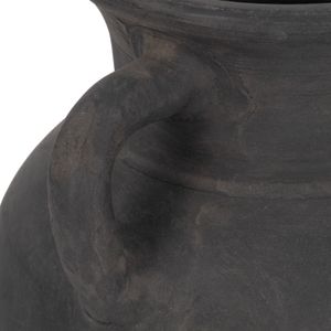 CARLINROSE BLACK VASE 10 (IN) 6