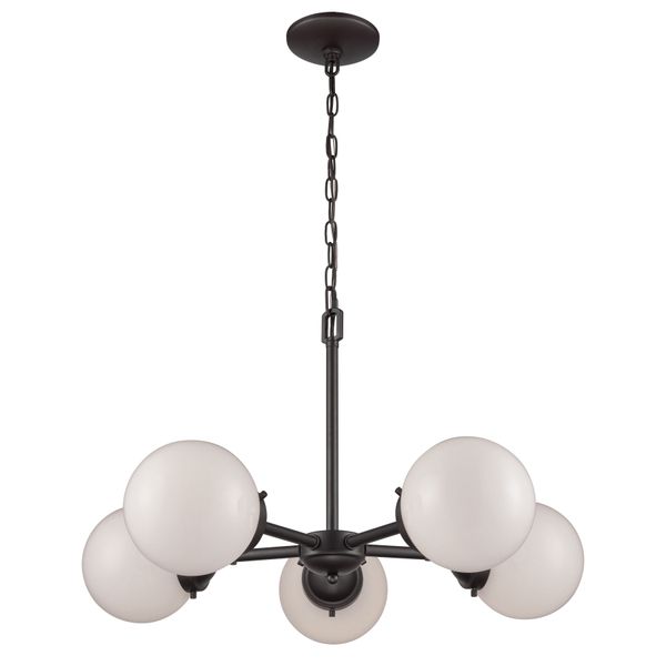 Beckett 26'' Wide 5-Light Chandelier - Oil Rubbed Bronze