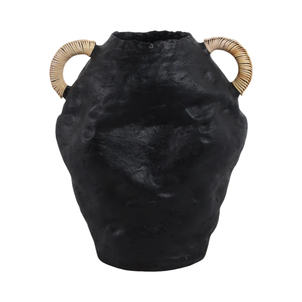 JULIANHAM BLACK VASE 13 (IN)