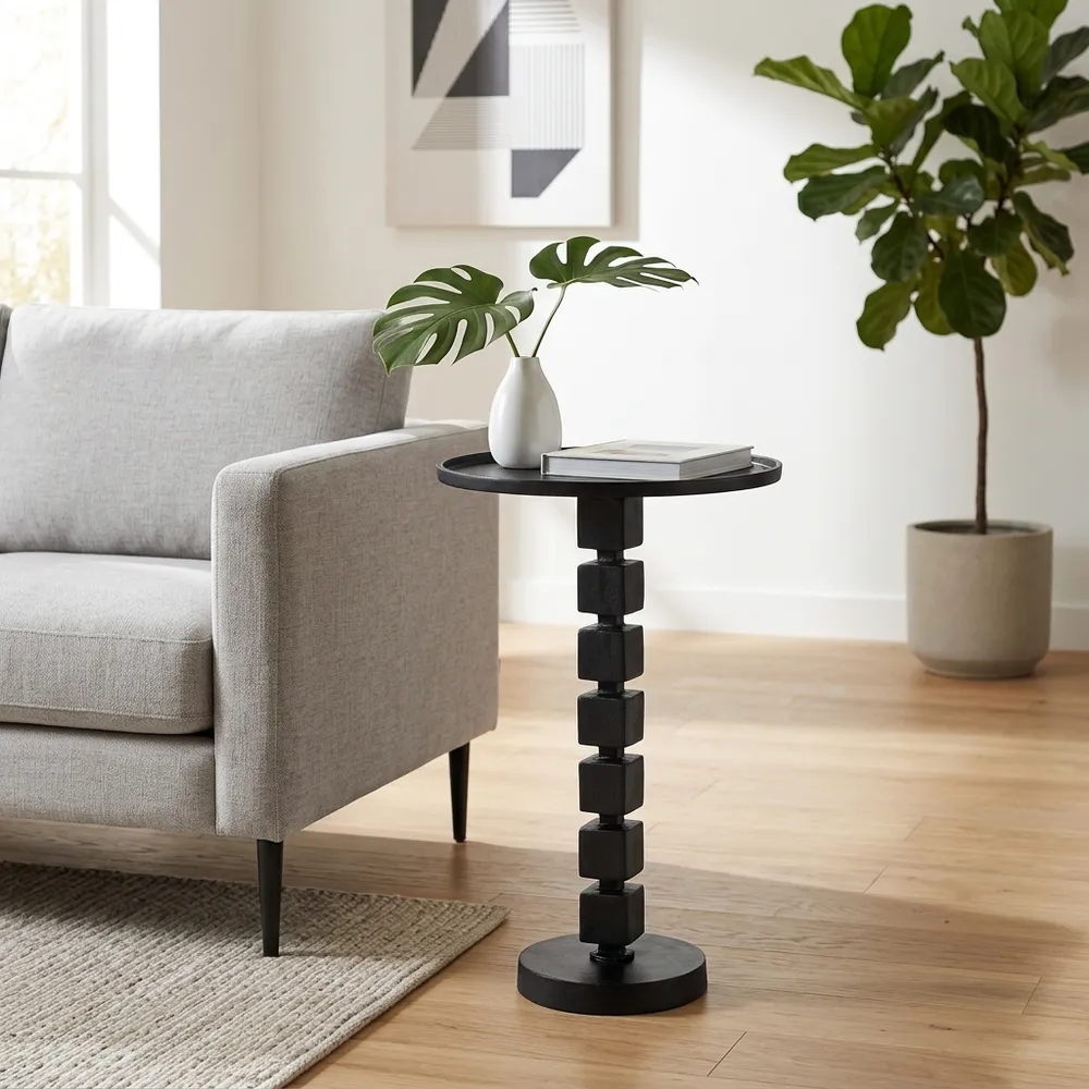 LARKCROSS BLACK TABLE 26 (IN)