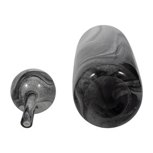 GRIFFINRIDGE GRAY GLASS VASE 22 (IN) 8