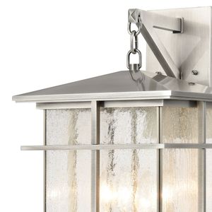 Oak Park 20'' High 4-Light Outdoor Sconce - Antique Brushed Aluminum 4