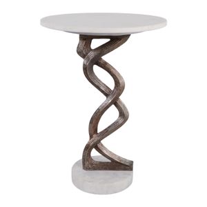SHAYSHAW WHITE TABLE 23 (IN) 5