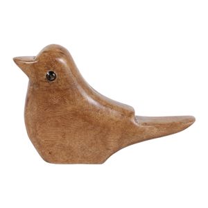 6X4" WOOD BIRD, NATURAL 5
