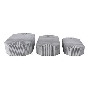 ORIONDALE SET OF 3 WHITE BOXES 4 (IN) 8