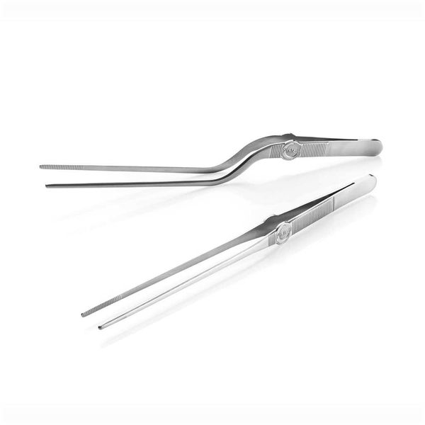 PLATE-IT - Decoration Tweezers, 2-Piece Set, Matt Finish, SS