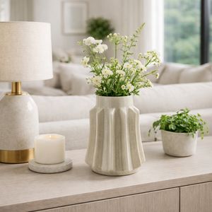 BAKERHAVEN TAUPE VASE 11 (IN) 12
