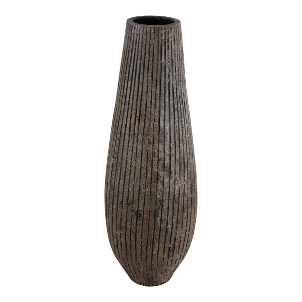 BRAMFORD BLACK VASE 39 (IN)
