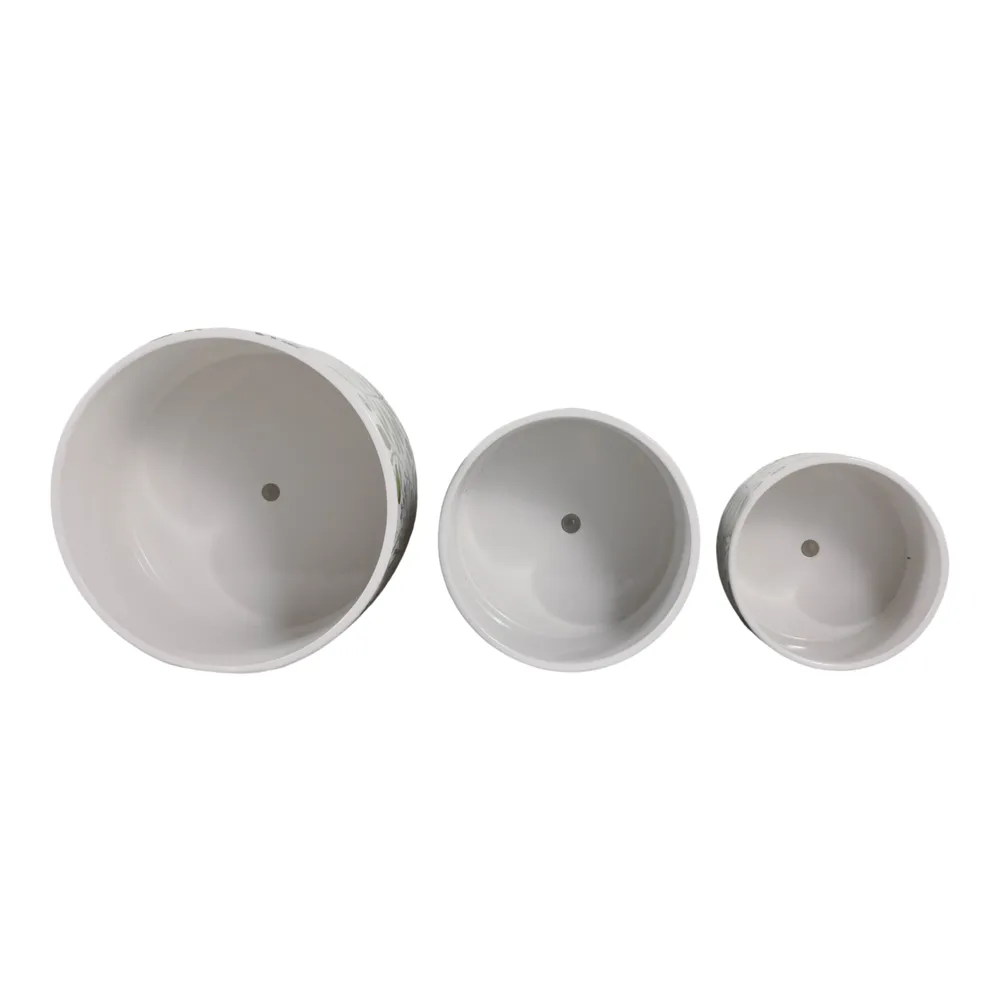 BARNETWORTH SET OF 3 GREEN PLANTER 11 (IN)