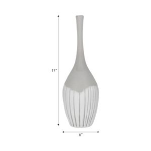 17" DULCET MEDIUM GLASS BOTTLE 7
