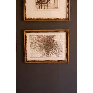 Set of 5 Mixed Framed European Gallery Wall Prints under Glass 6