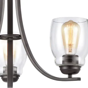 Calistoga 23" Wide 3-Light Chandelier - Oil Rubbed Bronze 3