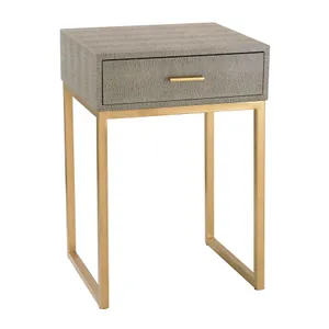 Shagreen Accent Table - Gray 7