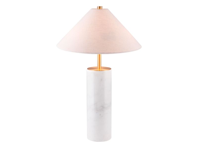 Ciara Table Lamp Beige & White 3