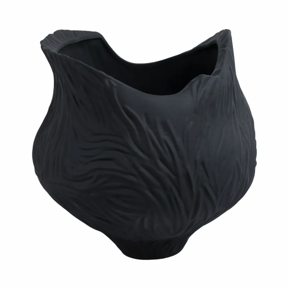THORNTONPARK BLACK VASE 16 (IN)