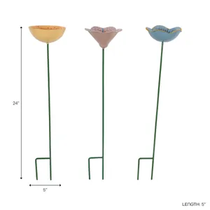 FORDGATE SET OF 3 BLUE GARDEN ACCESSORIES 24 (IN) 8