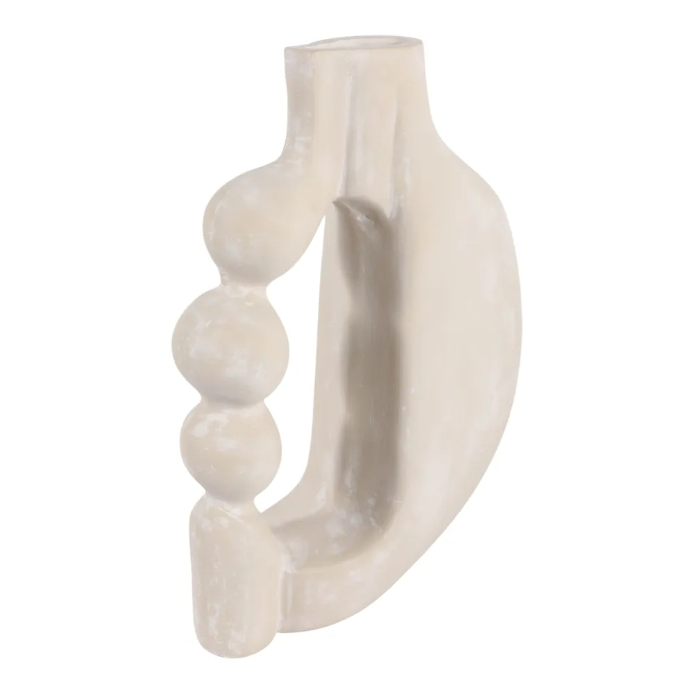 FERNMOOR IVORY VASE 17 (IN)