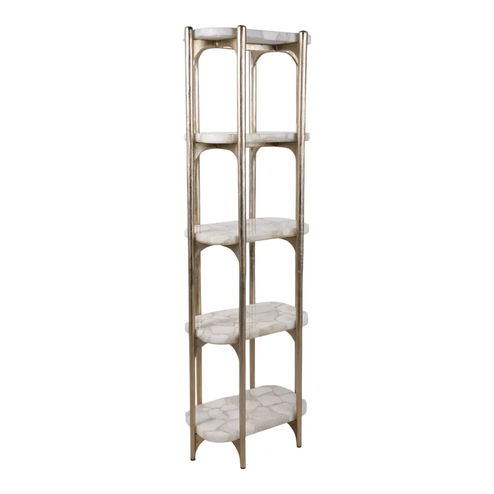 HATTONWAY WHITE ETAGERE 78 (IN)