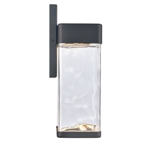 Cornice 13.5'' High Integrated LED Outdoor Sconce - Charcoal Black 4