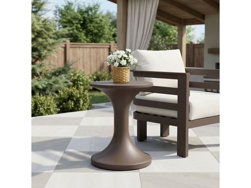 Arka Side Table Brown 2