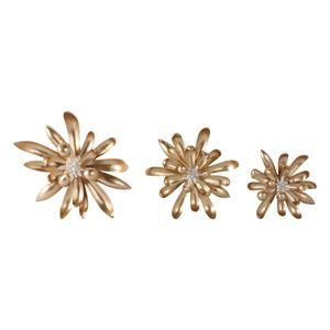 ELLENGROVE SET OF 3 GOLD WALL SCULPTURES 16 (IN) 1