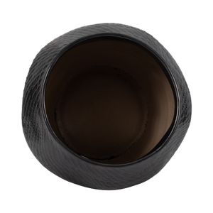 CLARAPARK BLACK VASE 21 (IN) 6