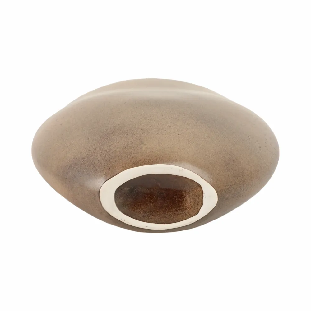 CABOTPARK BROWN VASE 21 (IN)