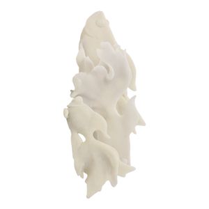 ELLEN SET OF 5 WHITE WALL SCULPTURES 17 (IN) 4