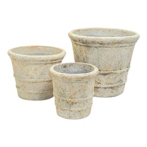 PAGEVALE SET OF 3 TAN PLANTER 14 (IN) 3