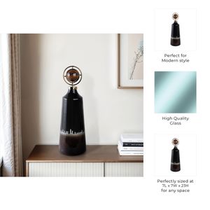 GRAYDONWIND BROWN GLASS VASE 23 (IN) 10
