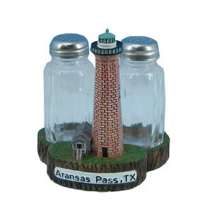 ARANSAS PASS TX SALT& PEPPER SHAKERS 1