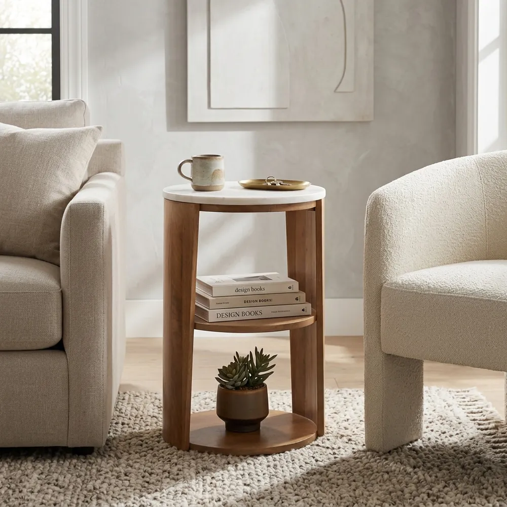 ZANEFIELD TAN TABLE 23 (IN)