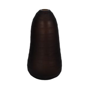 OWENWELL BROWN GLASS VASE 17 (IN) 1