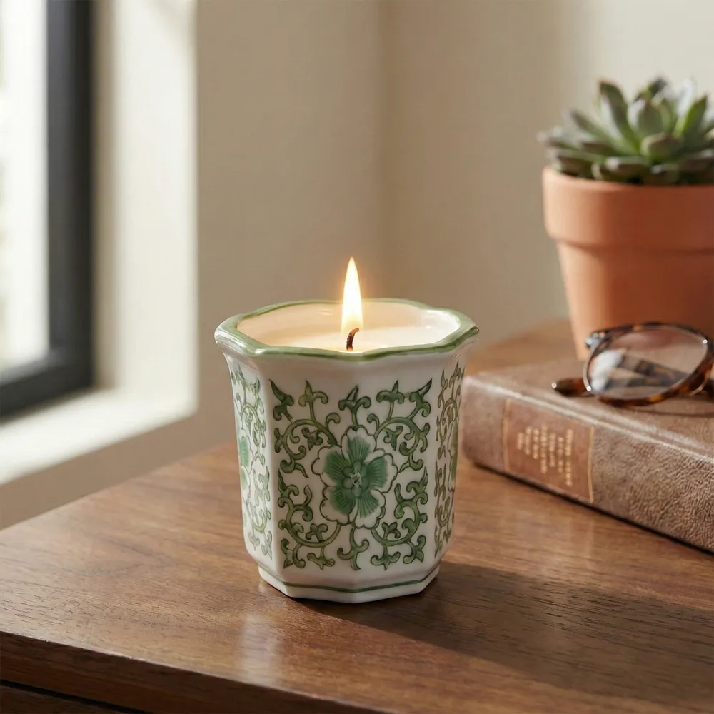 REESEMORE GREEN CANDLE 4 (IN)