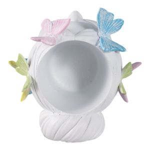 CORWINWELL WHITE PLANTER 11 (IN) 6