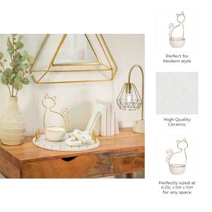 COVETON WHITE TRINKET TRAY 10 (IN) 11
