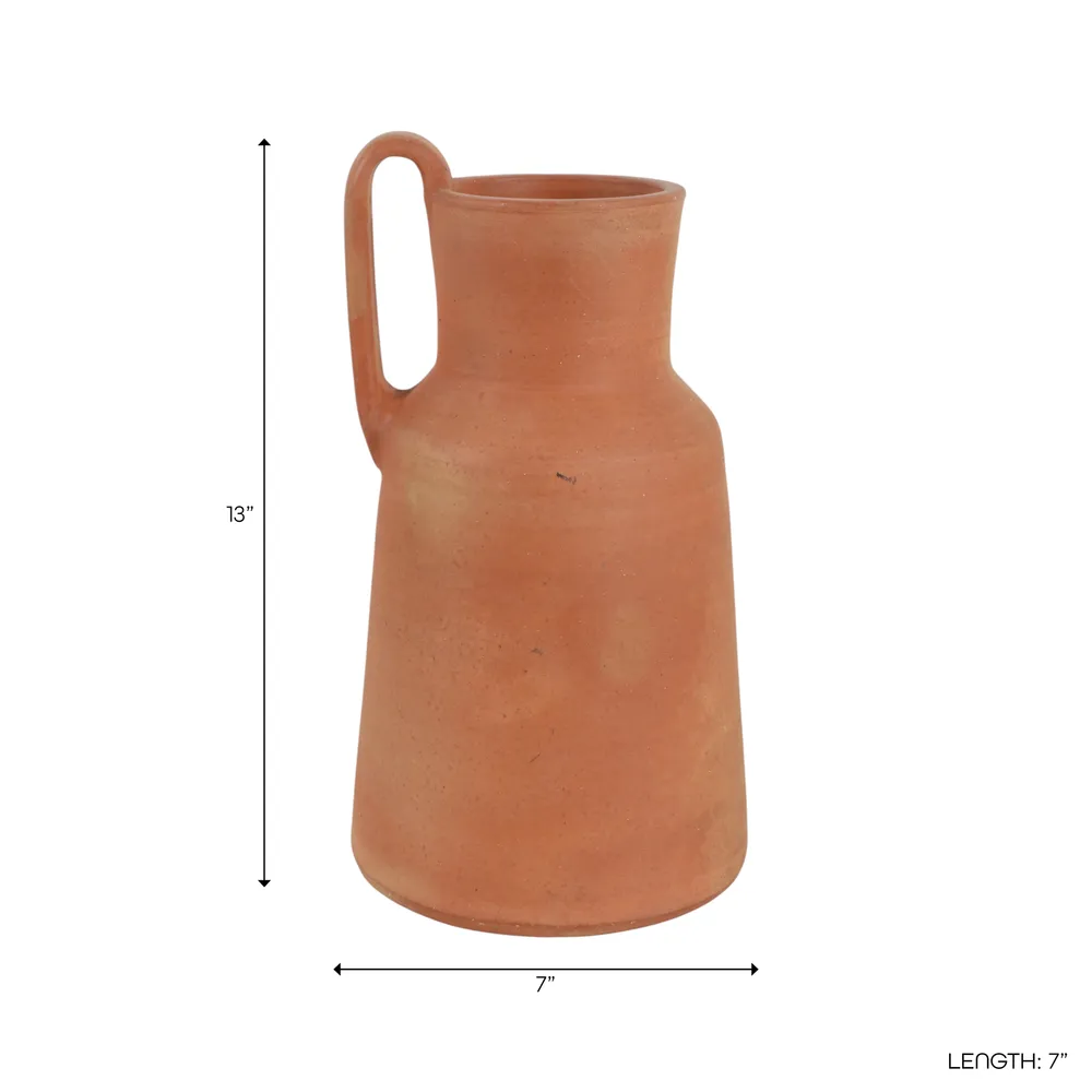 KIRAMOOR RED VASE 13 (IN)