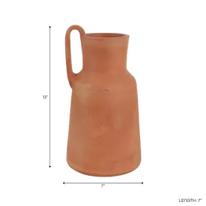 KIRAMOOR RED VASE 13 (IN) 10