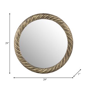 ROLANDWOOD BRONZE MIRROR 29 (IN) 8