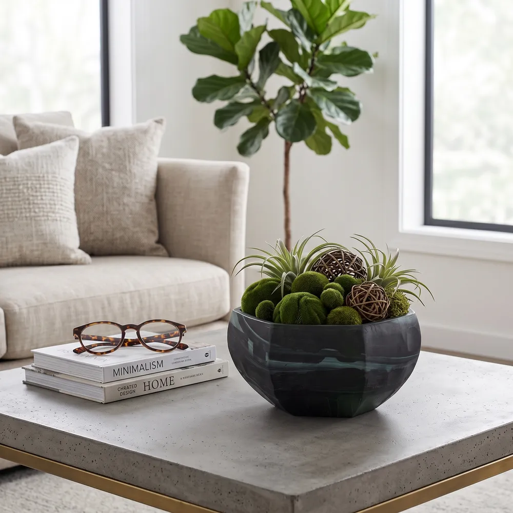 FLEMMINGHOLM GREEN BOWL 6 (IN)