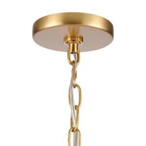 Abaca 32'' Wide 6-Light Chandelier - Brushed Gold 6