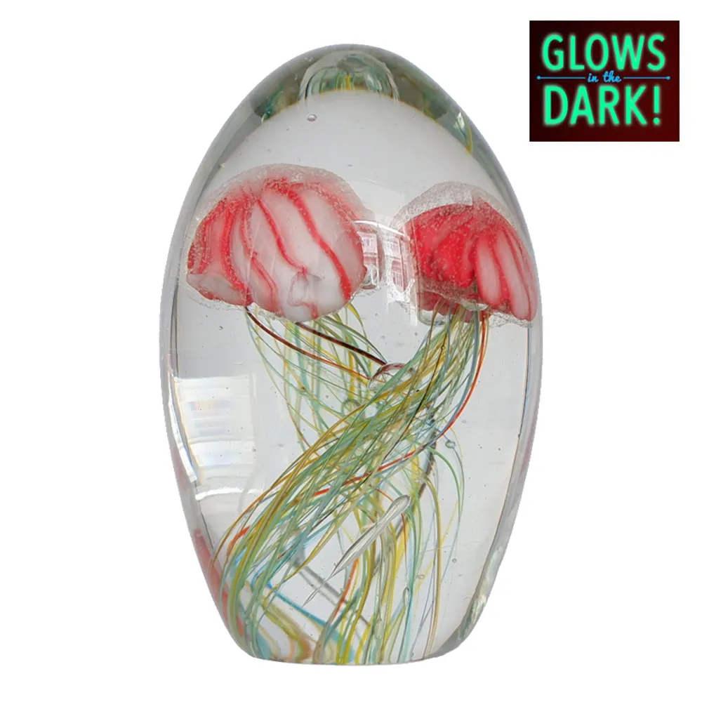 4-1/3" JELLY FISH GLOW IN THE DARK