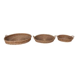 ASHCREST SET OF 3 TAN TRAY 7 (IN) 1