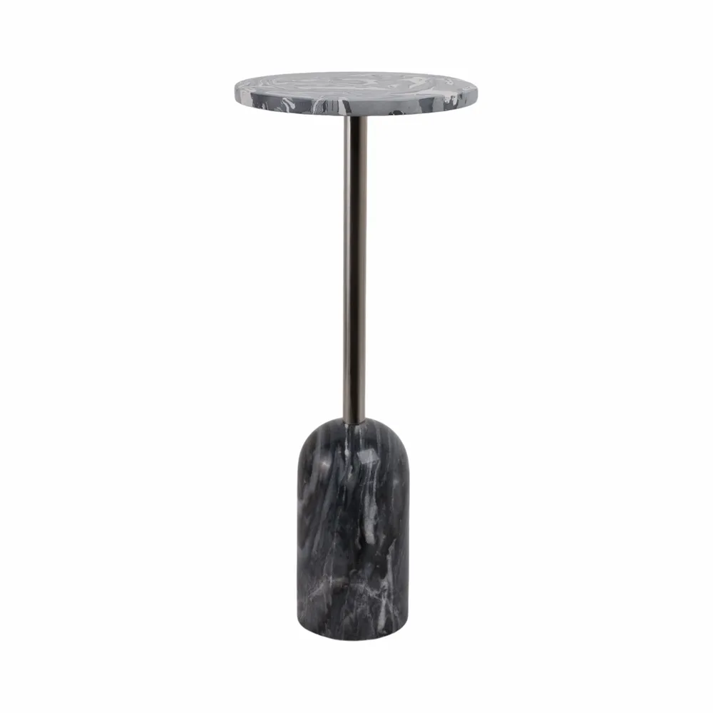 TRENTONROSE GRAY TABLE 24 (IN)