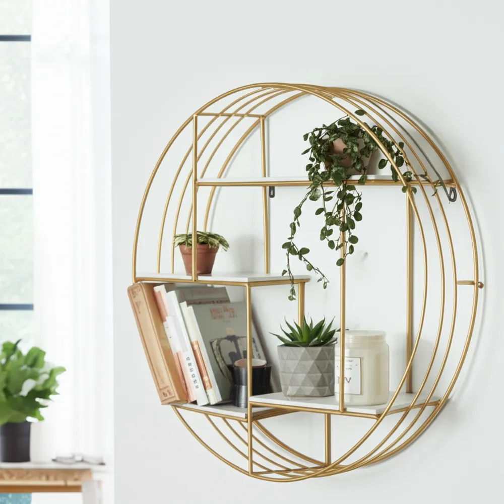 FINCHWAY WHITE WALL SHELF 32 (IN)